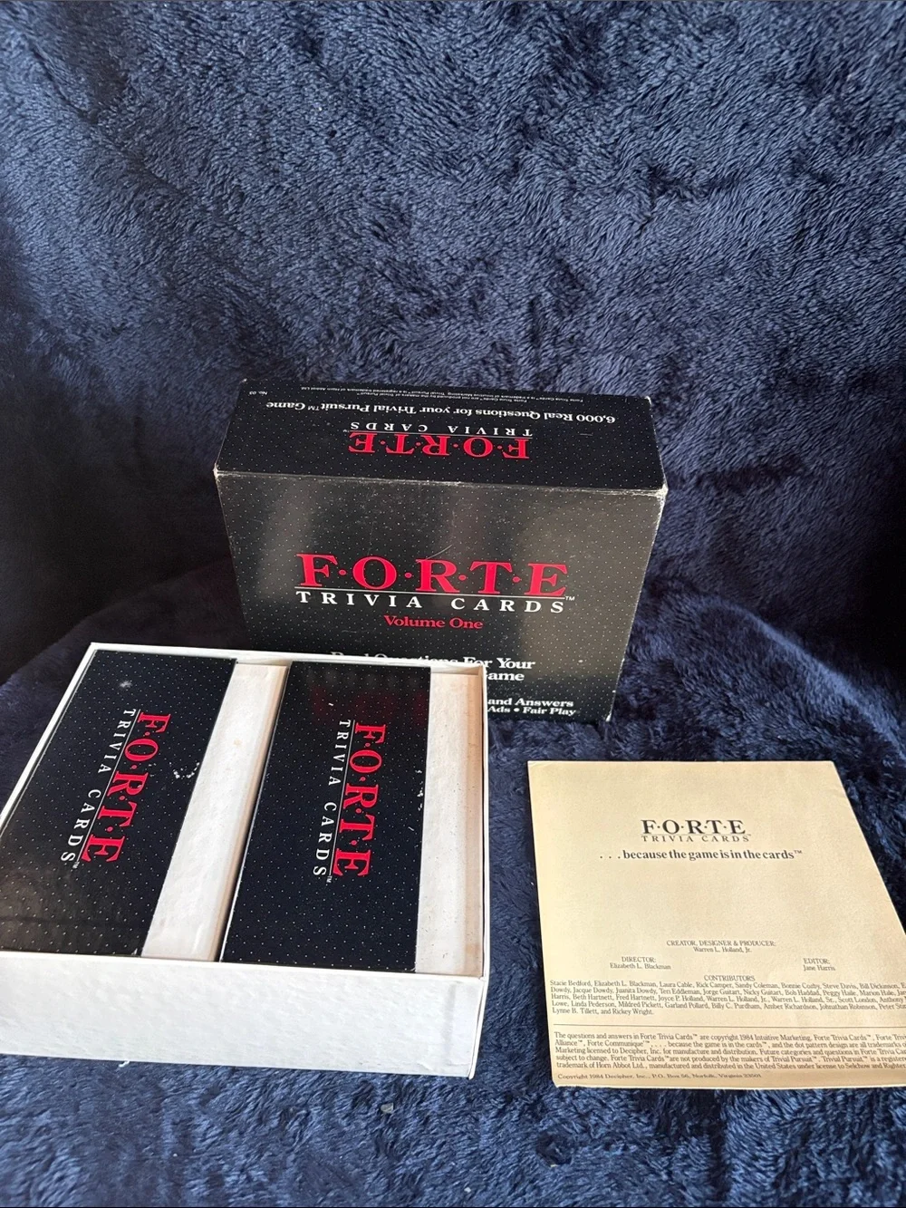 Forte Trivia Cards Volume One - Black & Red